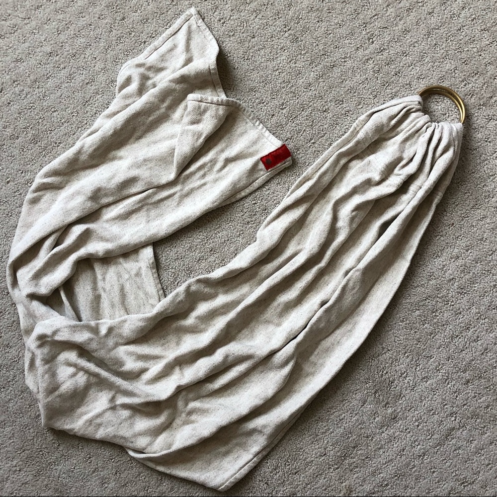 Sakura Bloom cream ring sling